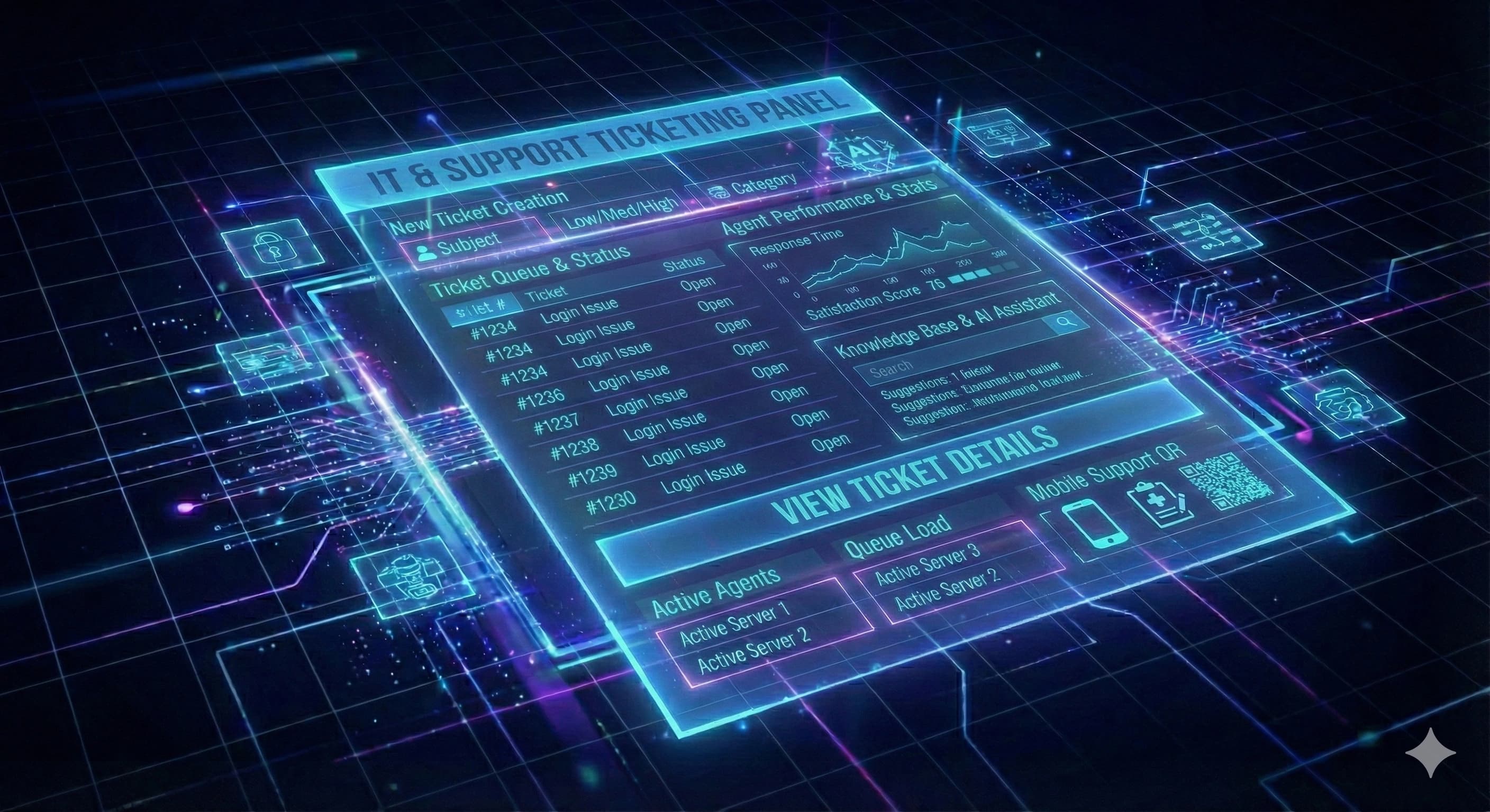 سامانه تیکتینگ – نسخه Front-End (در حال تکمیل)